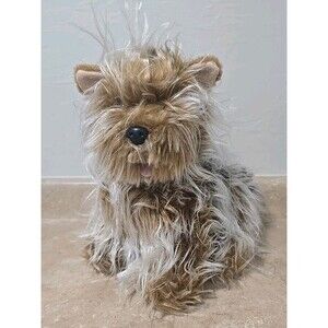 Realistic Yorkie Yorkshire Terrier Dog  Plush Toy Aristocrat by Regina Dutchess